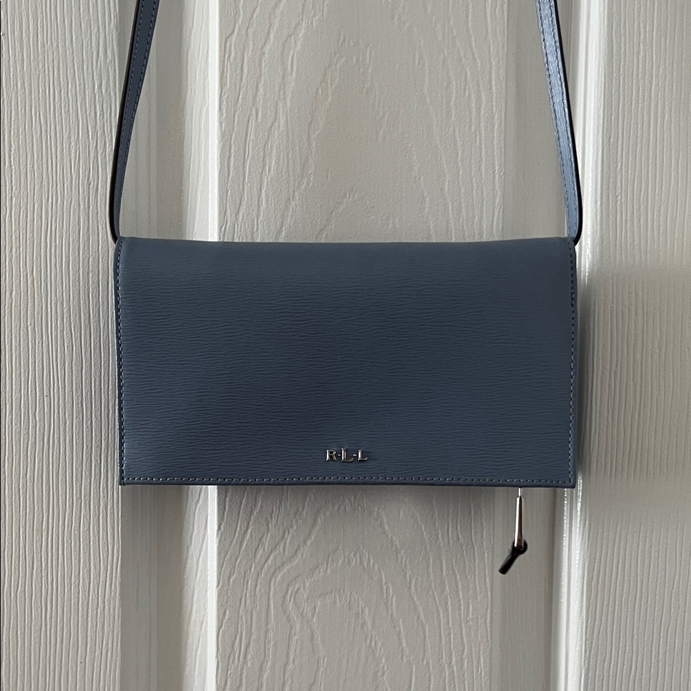 Ralph Lauren Slate Blue Crossbody Bag